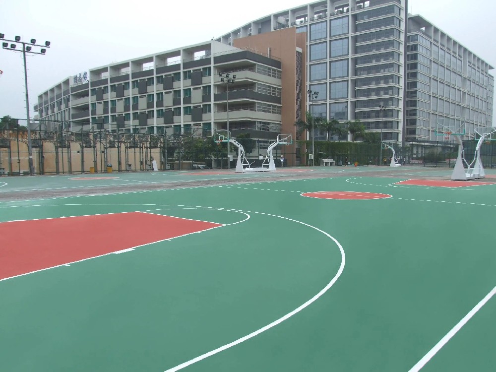 硅PU篮球场
