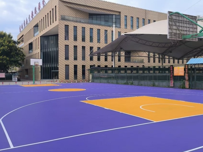 硅PU篮球场